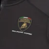 Sudadera con cremallera completa tricolor negra para niños de Automobili Lamborghini Squadra Corse Sudadera con cremallera completa tricolor negra para niños de Automobili Lamborghini Squadra Corse