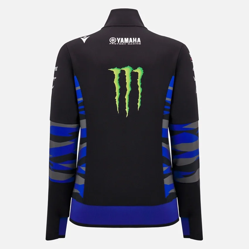 Sudadera con cremallera completa Yamaha Factory Racing 2025 para mujer Sudadera con cremallera completa Yamaha Factory Racing 2025 para mujer