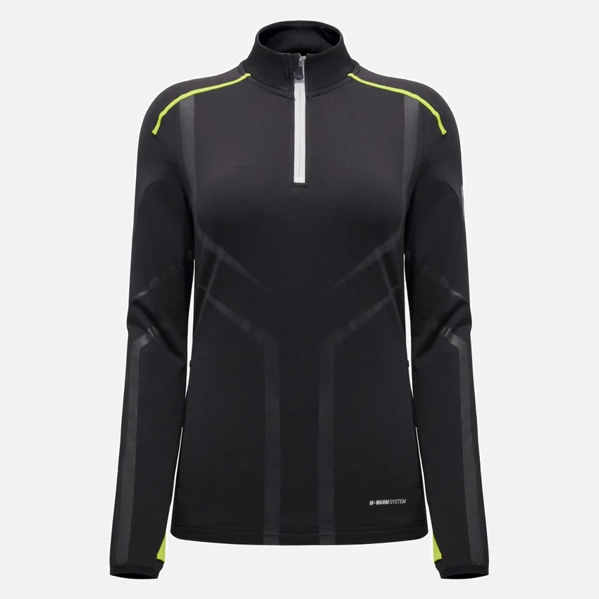 Sudadera con cremallera de 1/4 para mujer de Automobili Lamborghini Sudadera con cremallera de 1/4 para mujer de Automobili Lamborghini