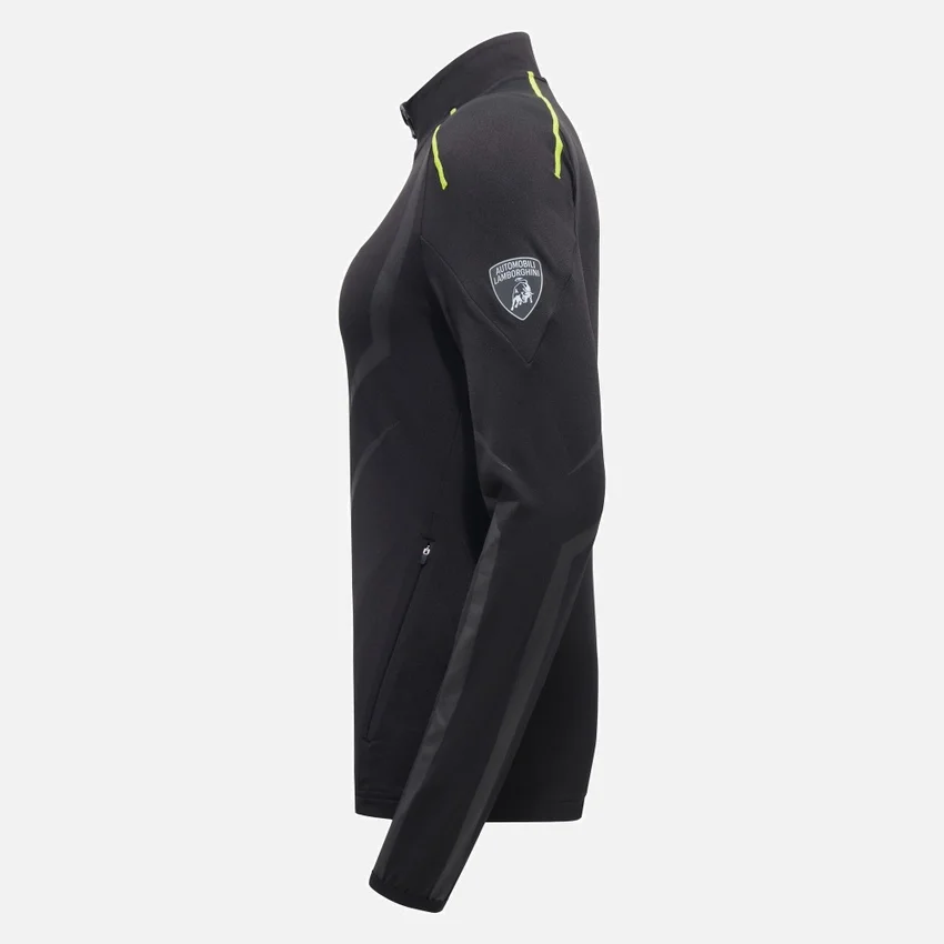 Sudadera con cremallera de 1/4 para mujer de Automobili Lamborghini Sudadera con cremallera de 1/4 para mujer de Automobili Lamborghini