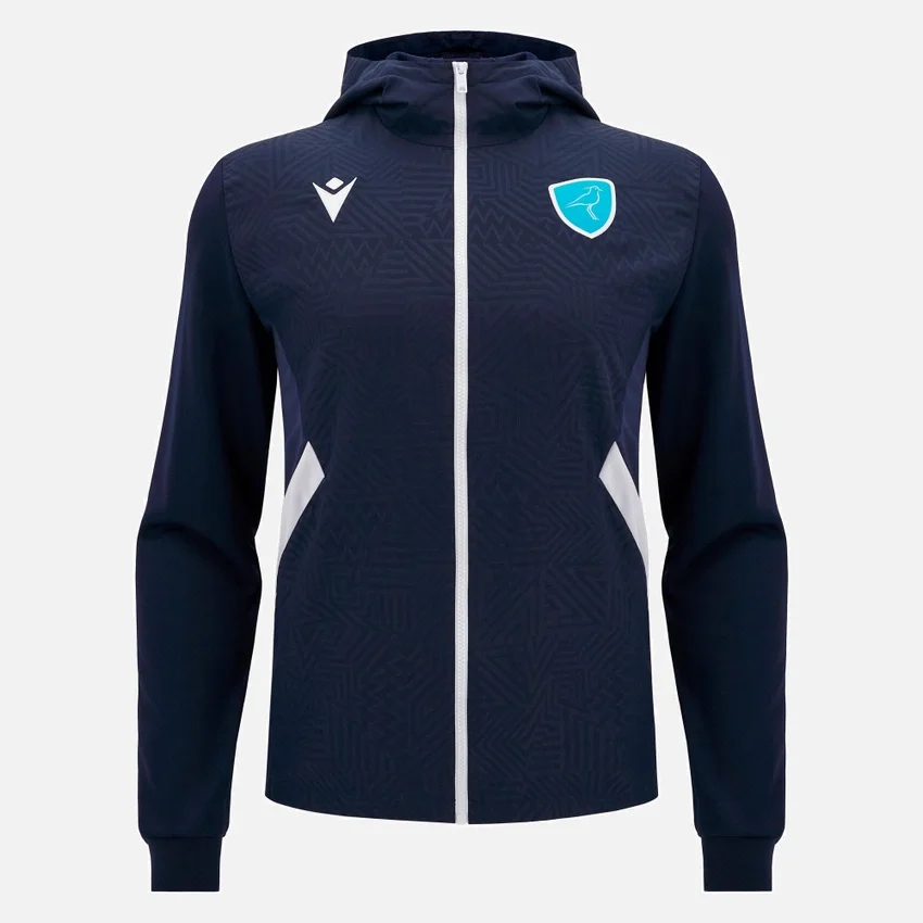 Sudadera de calentamiento con cremallera completa para adultos Uruguay Rugby 2025/26 Sudadera de calentamiento con cremallera completa para adultos Uruguay Rugby 2025/26