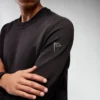 Sudadera de cuello redondo Mooncrest con adornos acanalados Sudadera de cuello redondo Mooncrest con adornos acanalados