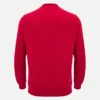 Sudadera de cuello redondo sin cepillar roja de la colección Unibo para Adultos Sudadera de cuello redondo sin cepillar roja de la colección Unibo para Adultos