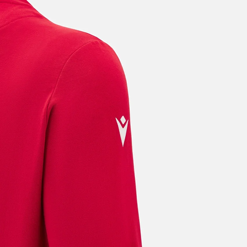 Sudadera de cuello redondo sin cepillar roja de la colección Unibo para Adultos Sudadera de cuello redondo sin cepillar roja de la colección Unibo para Adultos