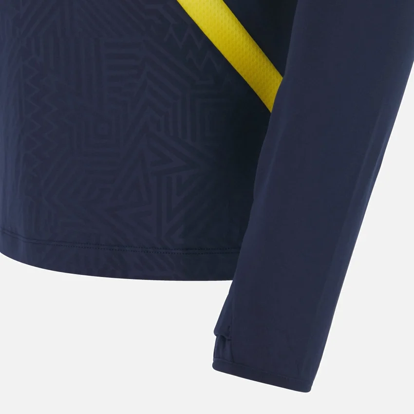 Sudadera de entrenamiento con cremallera de 1/4 para adultos Zebre Parma 2025/26 Sudadera de entrenamiento con cremallera de 1/4 para adultos Zebre Parma 2025/26