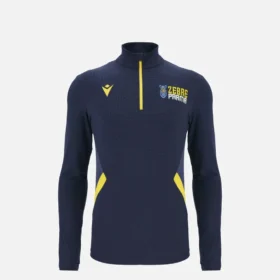 Sudadera de entrenamiento Zebre Parma 2025/26 Junior con cremallera de 1/4