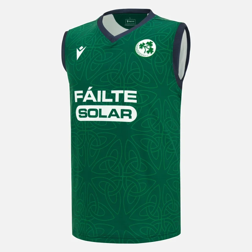 Sudadera sin mangas con capucha del equipo de críquet de Irlanda 2026/28 ODI Sudadera sin mangas con capucha del equipo de críquet de Irlanda 2026/28 ODI