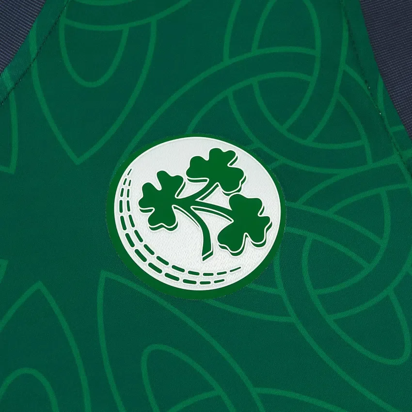 Sudadera sin mangas con capucha del equipo de críquet de Irlanda 2026/28 ODI Sudadera sin mangas con capucha del equipo de críquet de Irlanda 2026/28 ODI
