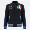 Sudadera universitaria de la línea para adultos Italia Rugby 2025/26 Sudadera universitaria de la línea para adultos Italia Rugby 2025/26