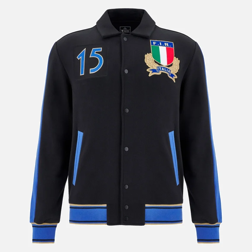 Sudadera universitaria de la línea para adultos Italia Rugby 2025/26 Sudadera universitaria de la línea para adultos Italia Rugby 2025/26