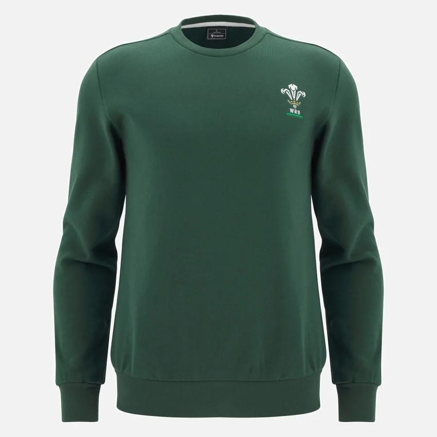 Sudadera verde para aficionados del Welsh Rugby 2025/26 Sudadera verde para aficionados del Welsh Rugby 2025/26
